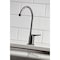 Kingston Brass Water Onyx Single-Handle Cold Water Filtration Faucet, Bright Black SS NK6190 - alternate 3